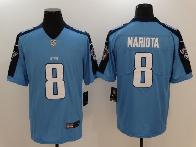 Men Tennessee Titans #8 Mariota Light Blue Nike Vapor Untouchable Limited NFL Jerseys->houston texans->NFL Jersey